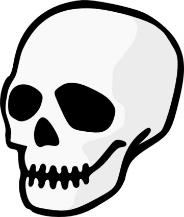 361x425 Dead Skeleton Clipart