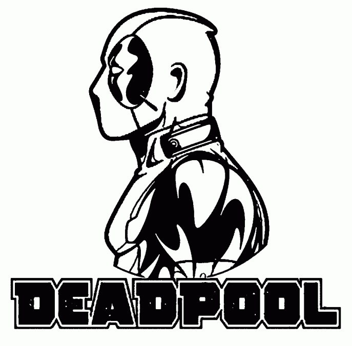 687x676 Coloring Free Printable Deadpool Coloring Sheetsdeadpool Sheets