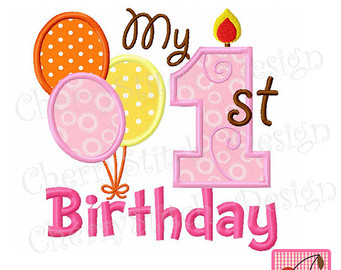 341x270 1st Birthday Clip Art