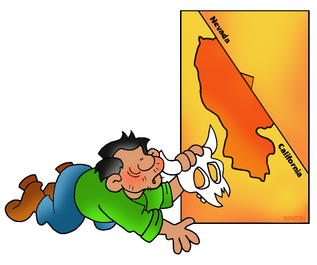 648x542 United States Clip Art By Phillip Martin, Death Valley