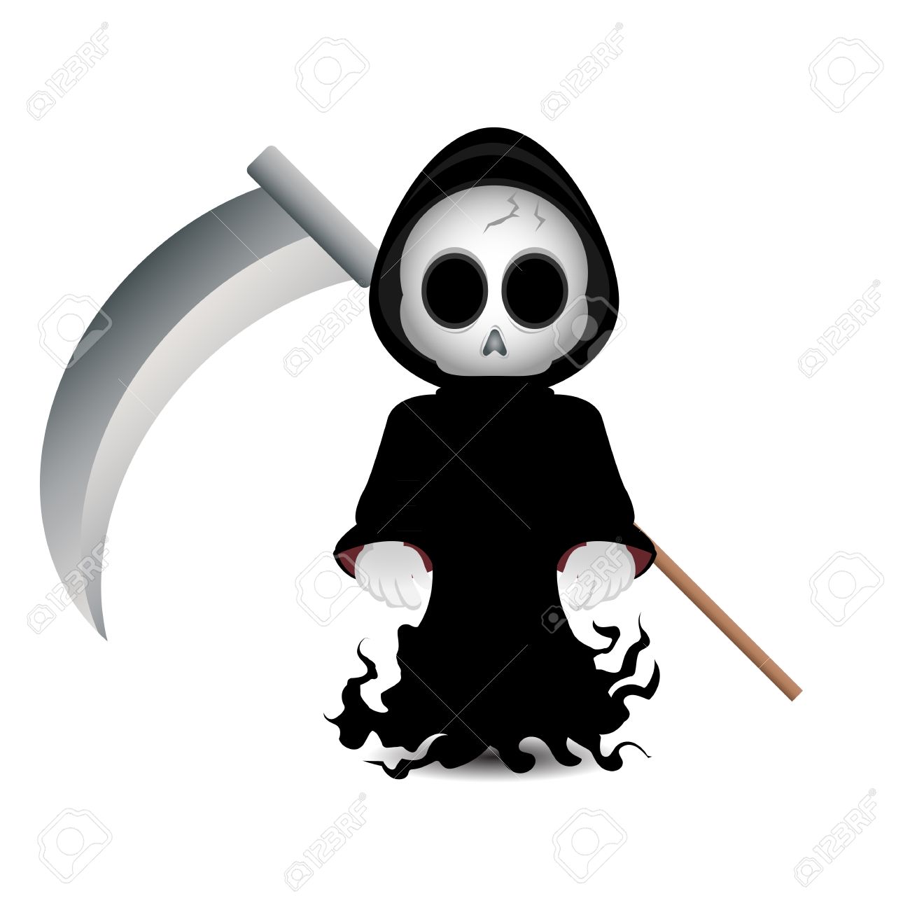 1300x1300 Death Clipart Cute