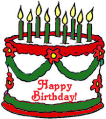 217x243 December Birthday Clipart
