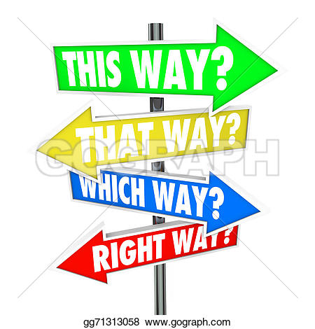 450x470 Path Clipart Decision