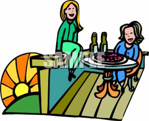 300x244 Exterior Deck Clip Art Cliparts