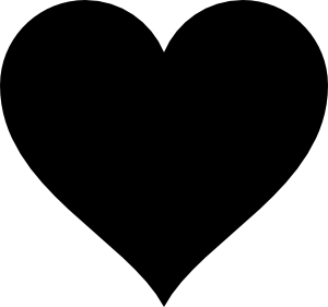 300x281 Black Card Symbols Clip Art Download