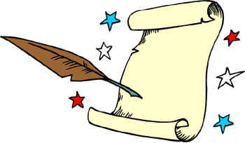 350x204 Declaration Of Independence Clipart Cartoon