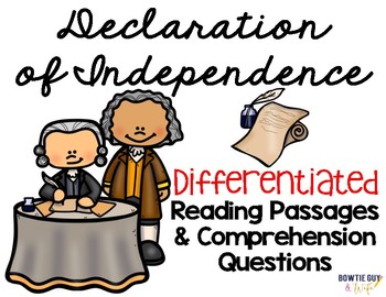 350x270 Declaration Of Independence {Differentiated Reading Passages