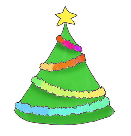 457x477 Christmas Tree Clip Art