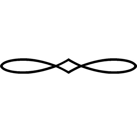 442x425 Black Clipart Divider