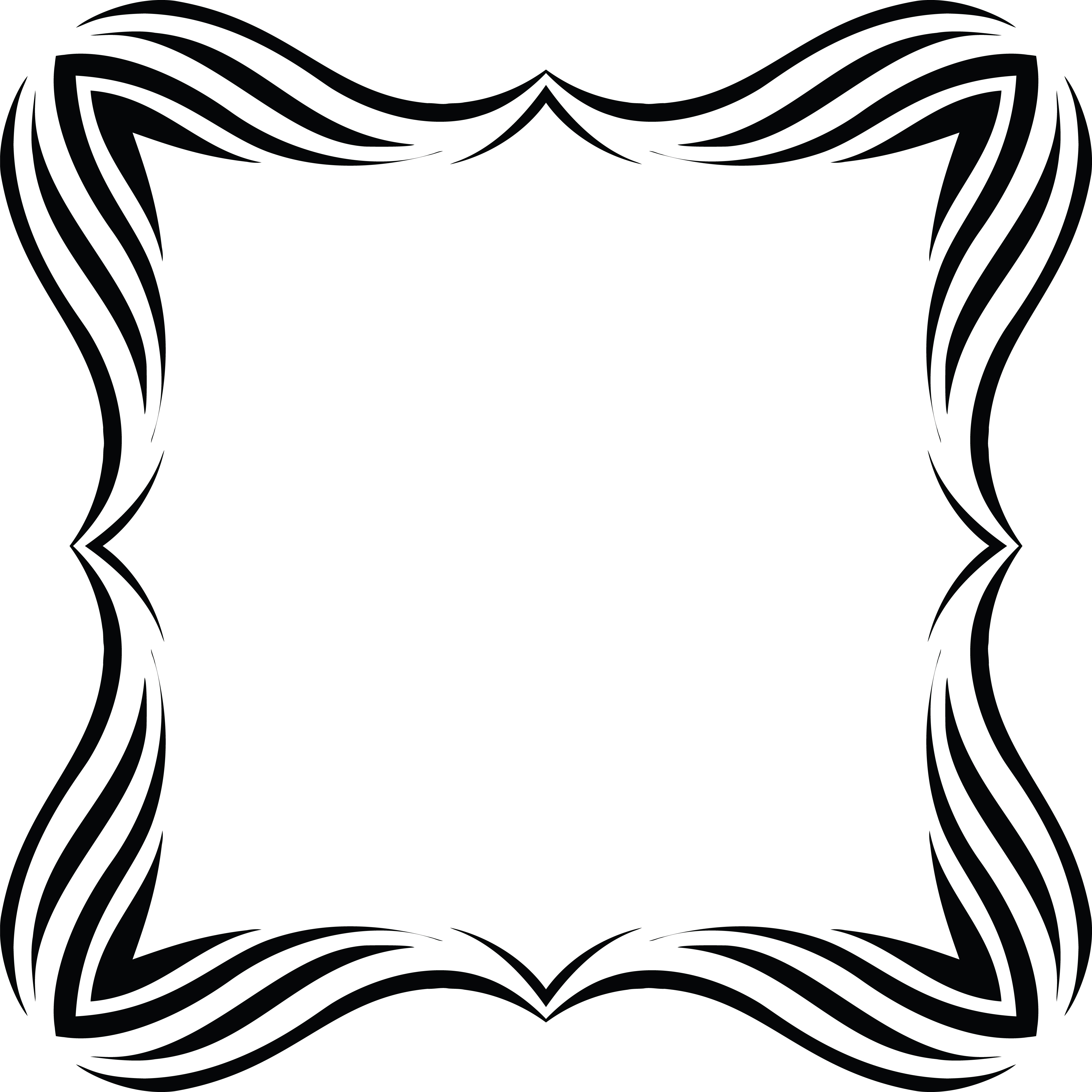 4000x4000 Clipart Of A Decorative Border