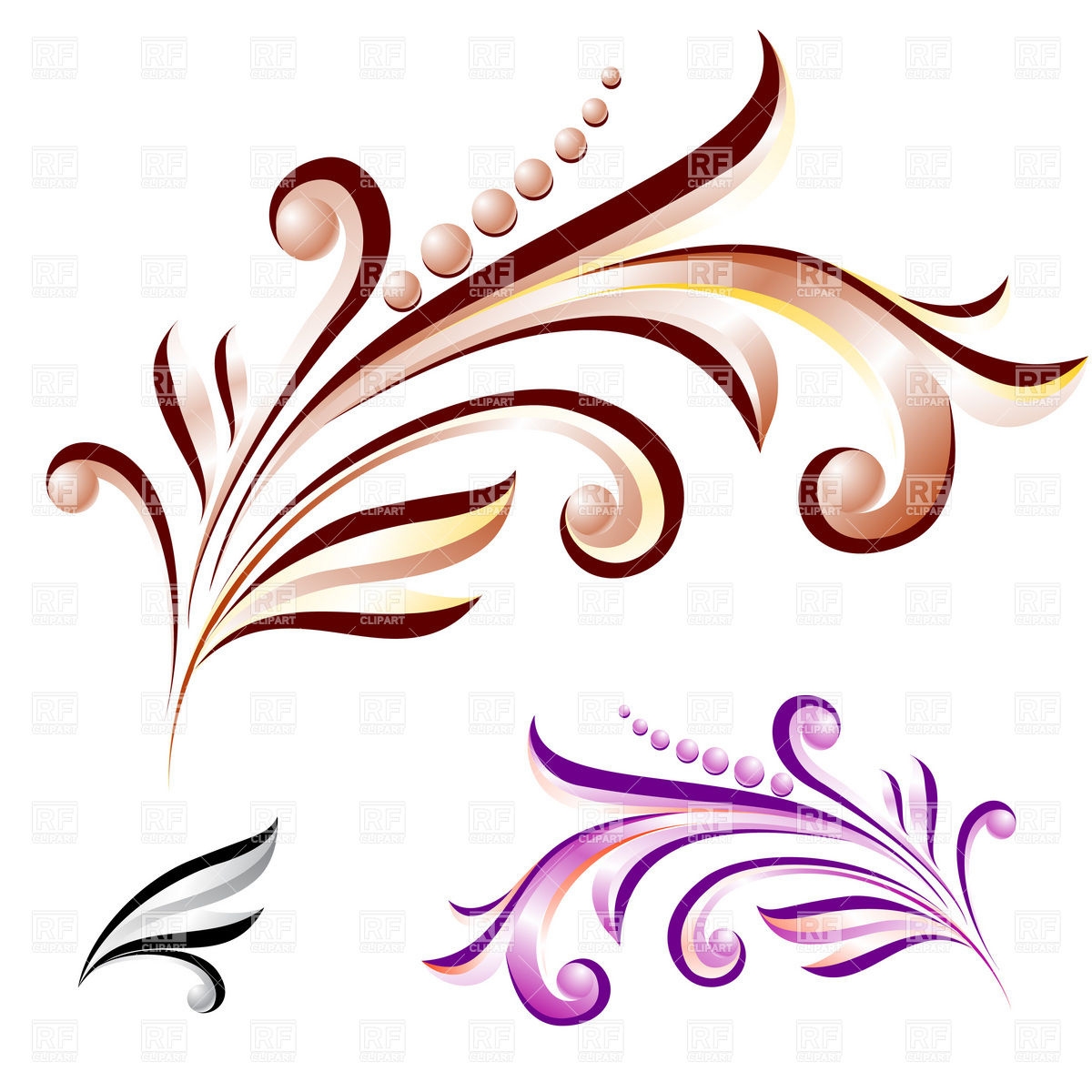1200x1200 Free Clipart Decorative Lines