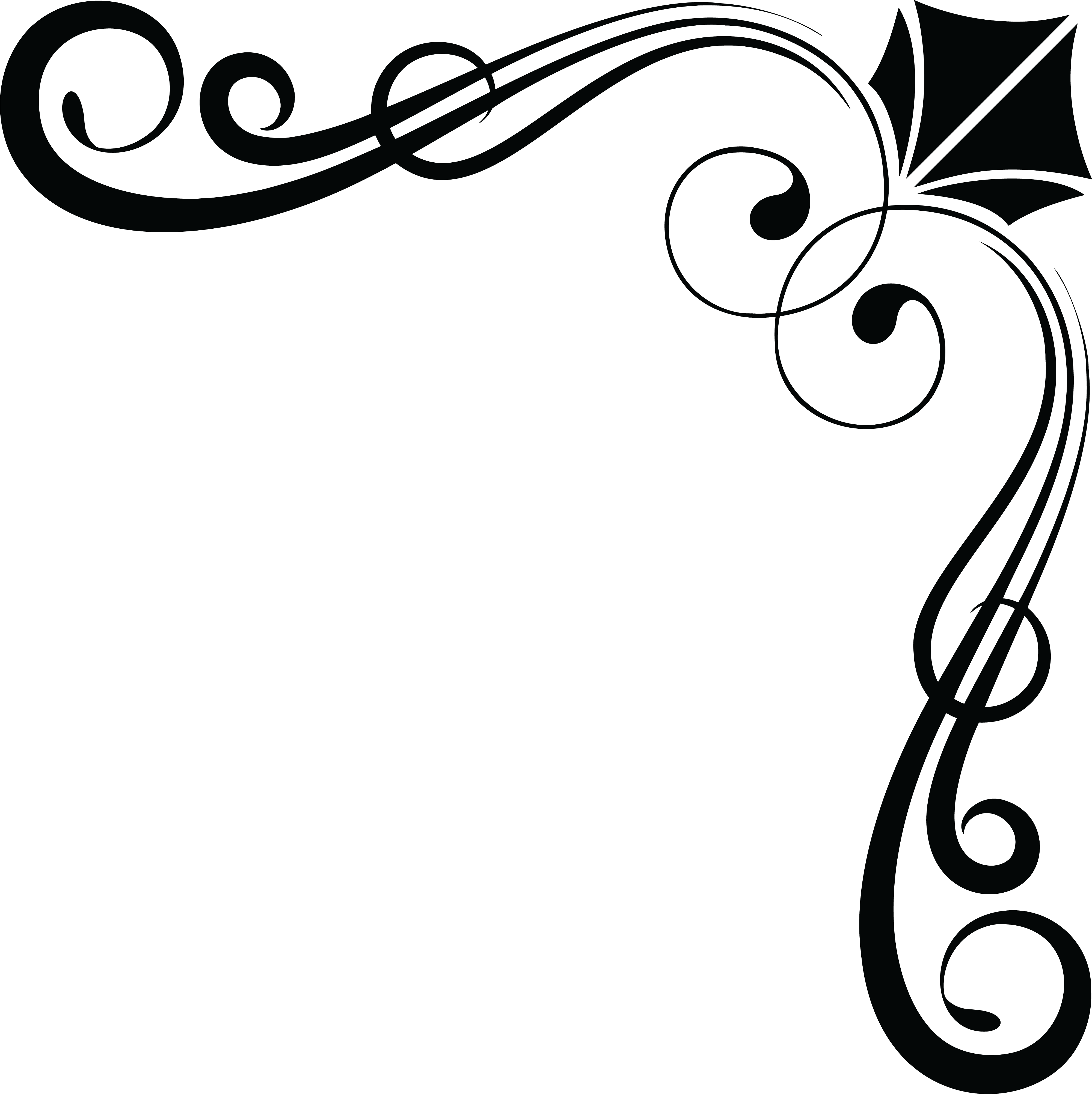 4000x4009 Free Clipart Decorative Lines