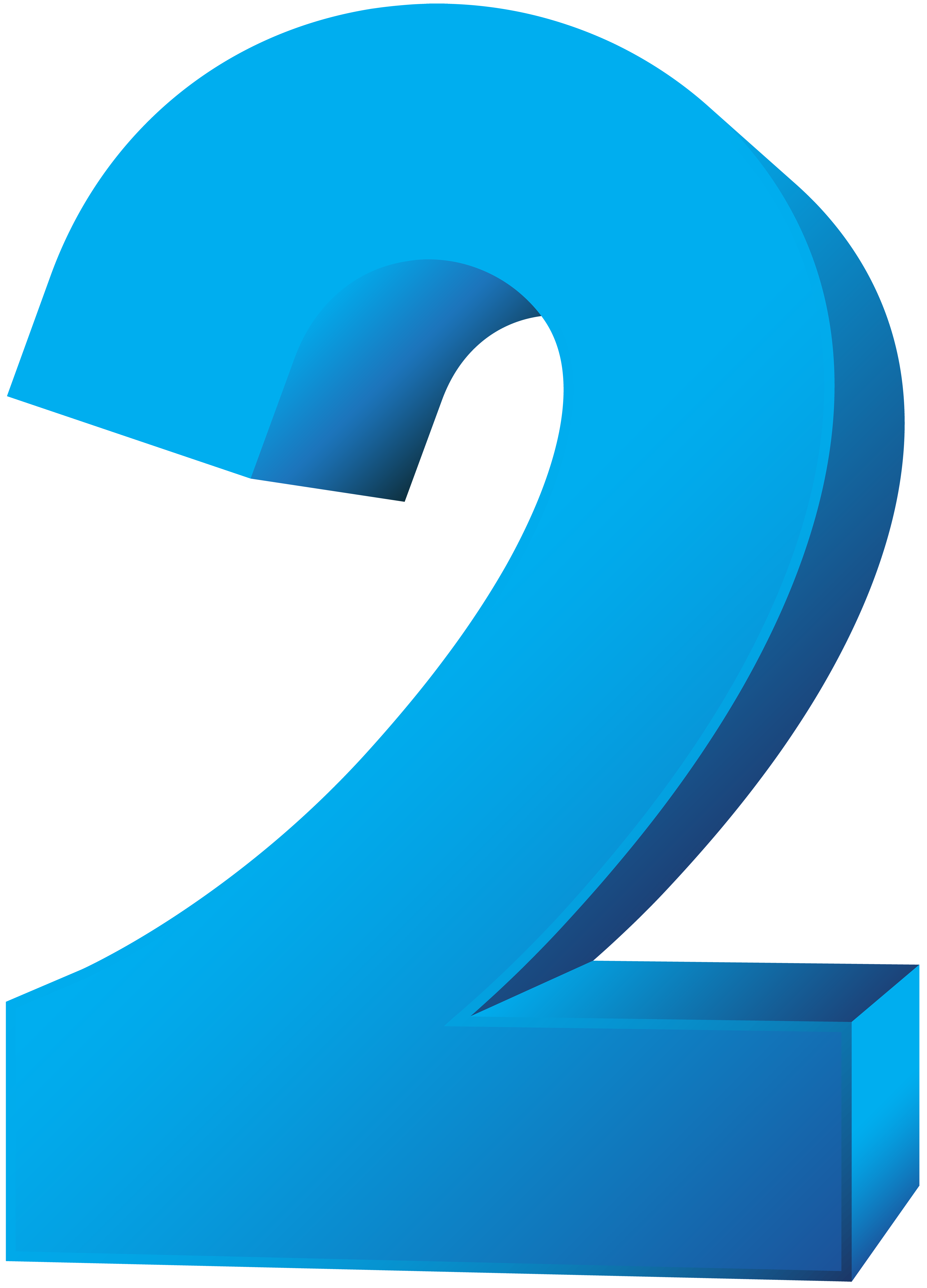 5037x7000 Blue Number Two Transparent Png Clip Art Imageu200b Gallery