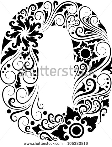 357x470 Decorative Numbers Clipart