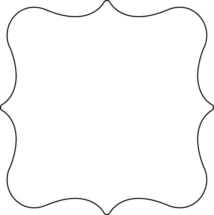 736x737 Shapes Clipart Printable Banner