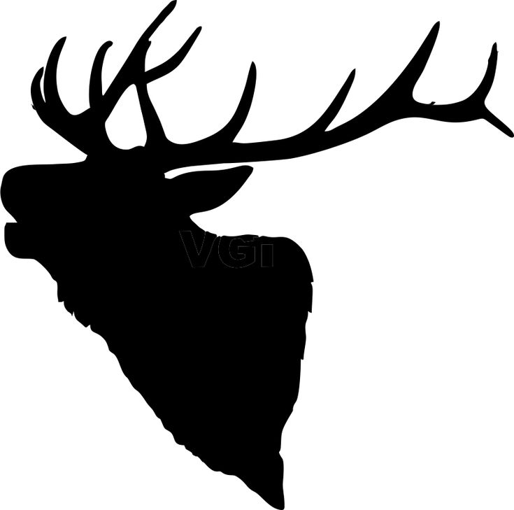 735x729 Best Elk Silhouette Ideas Deer Head Silhouette