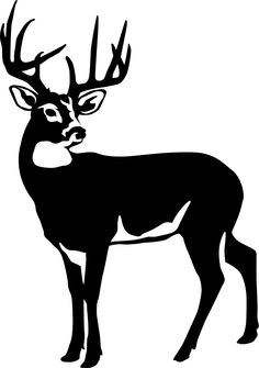 Deer Clipart Black And White | Free download on ClipArtMag