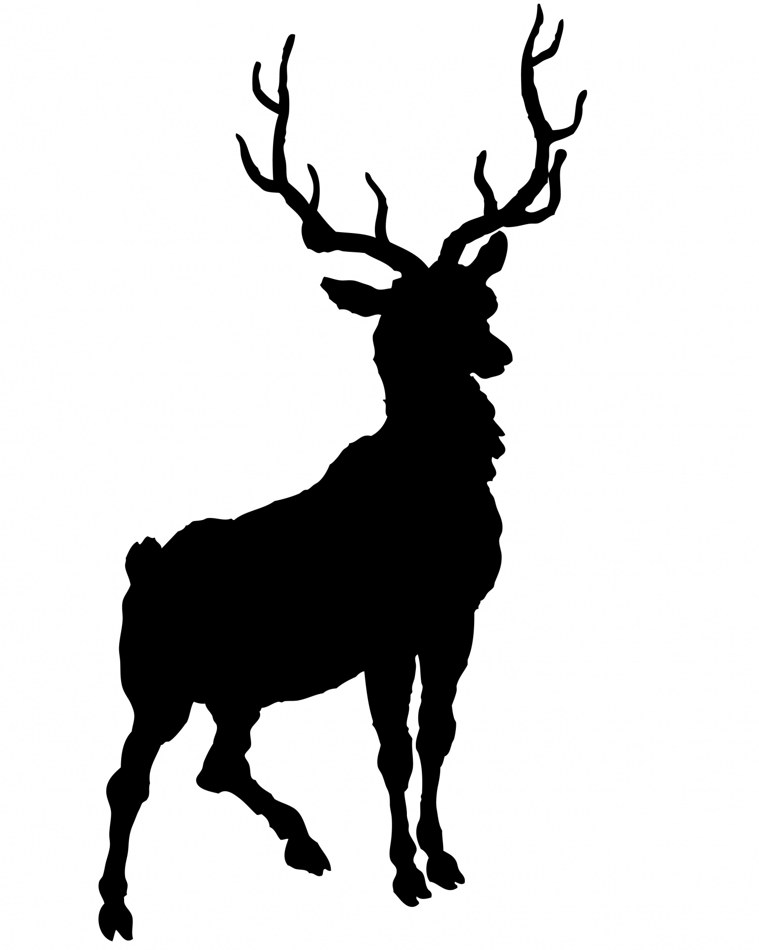 1535x1920 Deer Clip Art