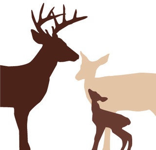320x308 64 Best Silhouettes Images Cake Ideas, Deer