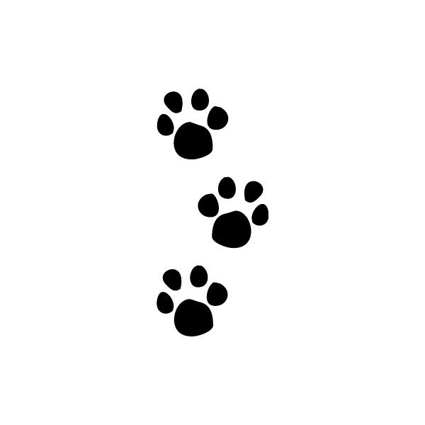 600x600 Animal Tracks Clipart