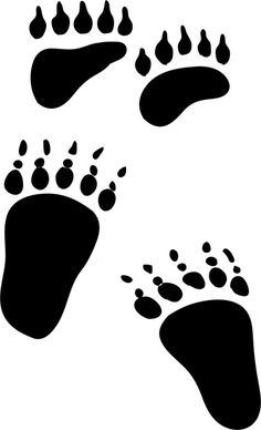 236x388 Animal Tracks Downloadable Stencil Templates! Everyday Learning