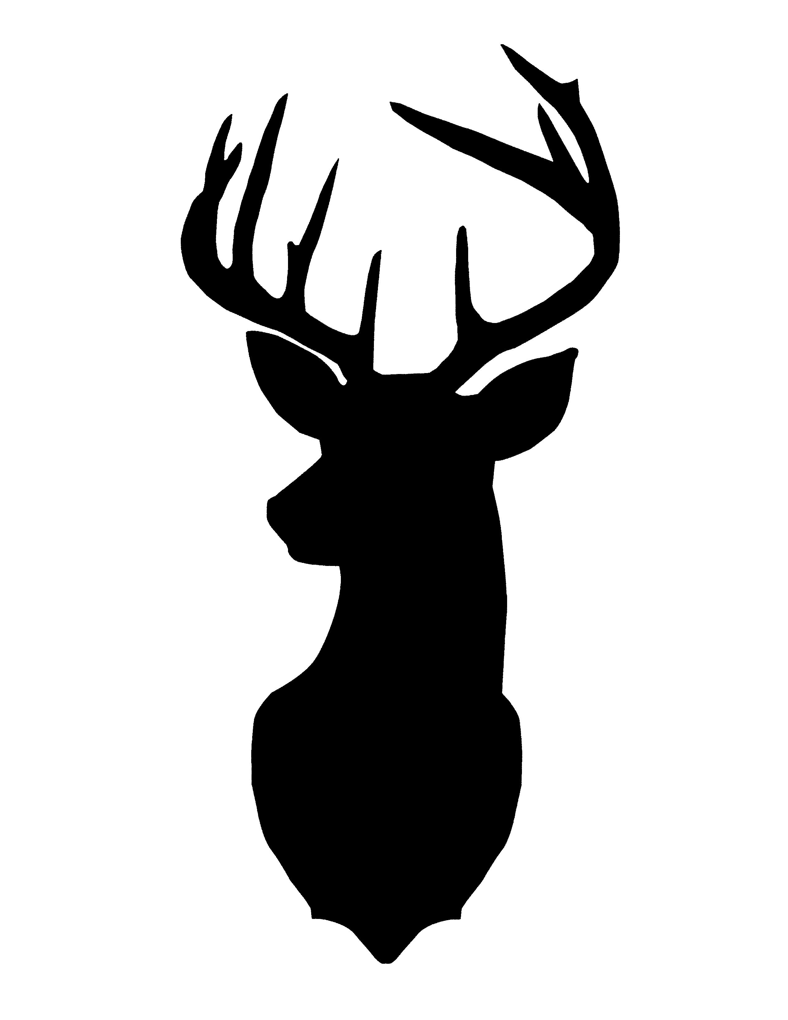 2550x3300 Top 10 Deer Head Silhouette Doe Images