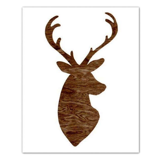 640x640 Deer Head Clip Art