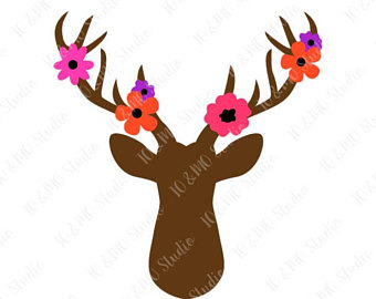 340x270 Deer Clip Art Etsy
