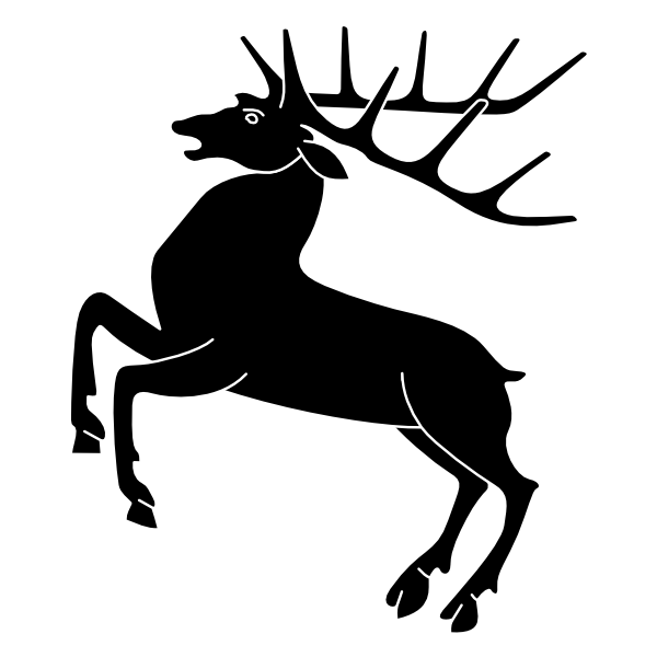 600x600 White Stag Cliparts 275131