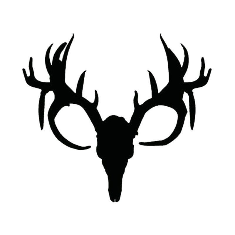 Deer Head Clipart Black And White | Free download on ClipArtMag