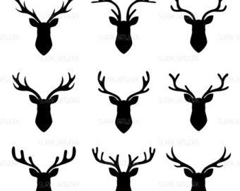 340x270 Deer Silhouette Clip Art Deer Vector Silhouettes Hipster