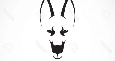 367x195 Top Deer Head Tribal Tattoo Design Vector Design Clip Art