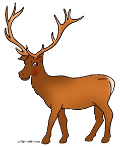 238x292 Free Elk Clipart