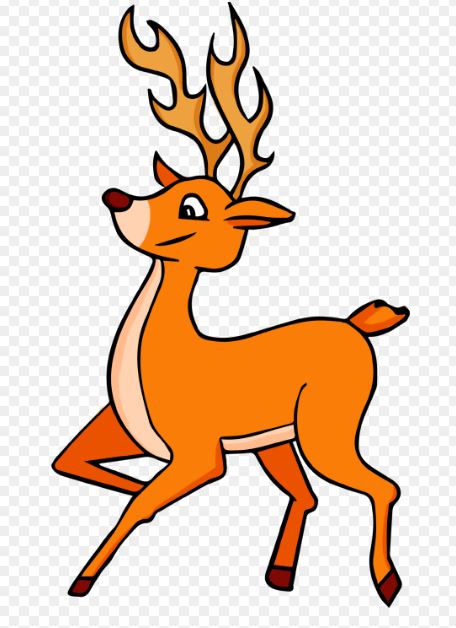 456x628 Top Deer Clipart Images Black And White Free Download All