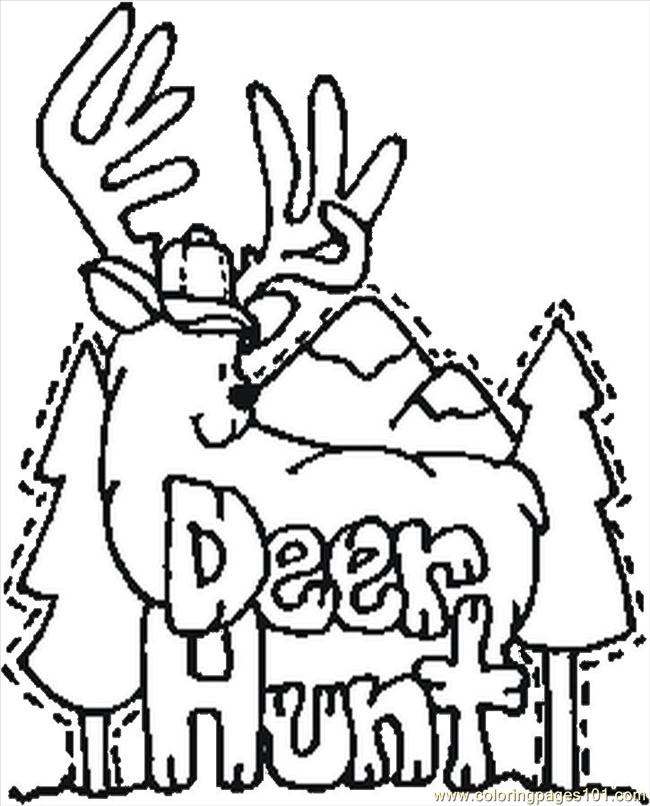 650x806 Deer Hunting Coloring Pages Many Interesting Cliparts