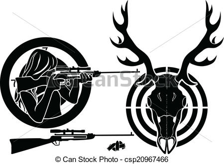 450x330 Hunting Clipart Deer Logo