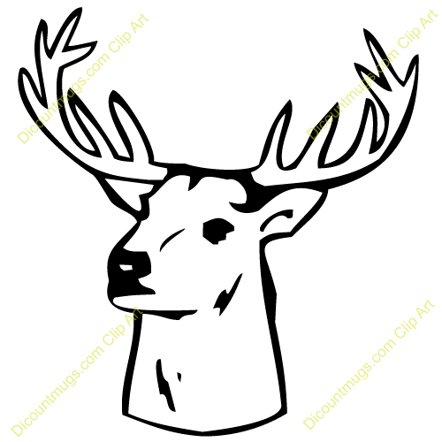 500x500 Deer Face Clipart