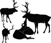 170x145 Deer Silhouette Clip Art