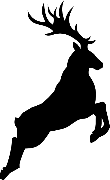 366x598 Reindeer Silhouette Clip Art