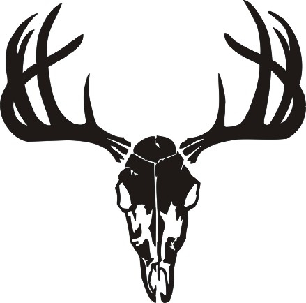 Deer Skull Decal | Free download on ClipArtMag