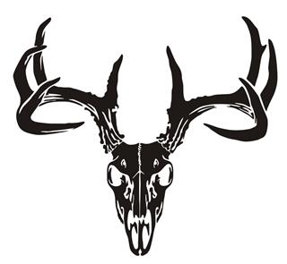 Deer Skull Decal | Free download on ClipArtMag