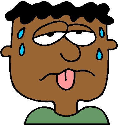 380x404 Perspiration Clipart