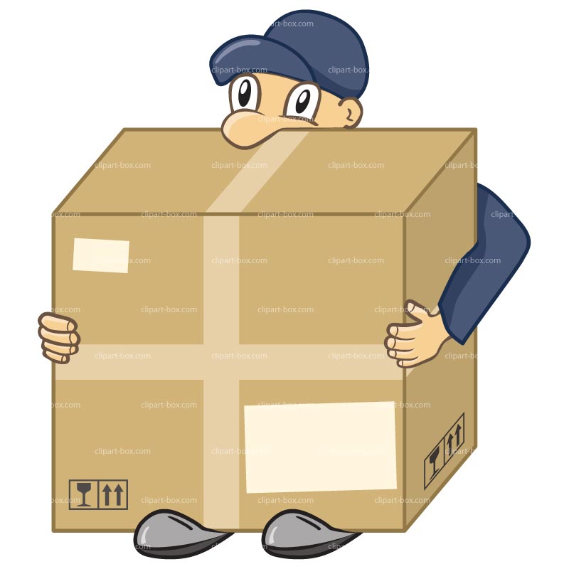 800x800 Delivery Man Clipart