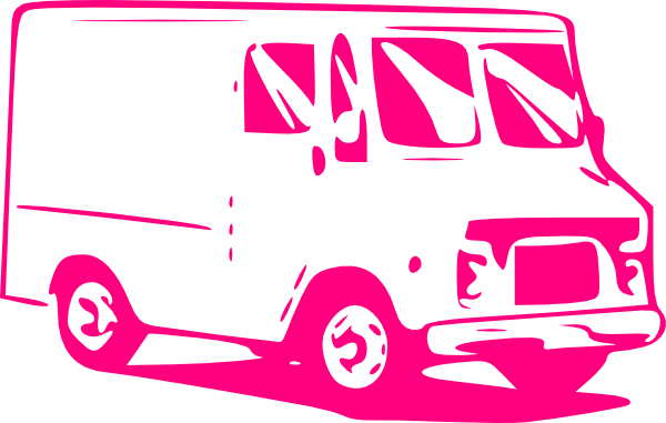 600x381 Pink Truck Clip Art