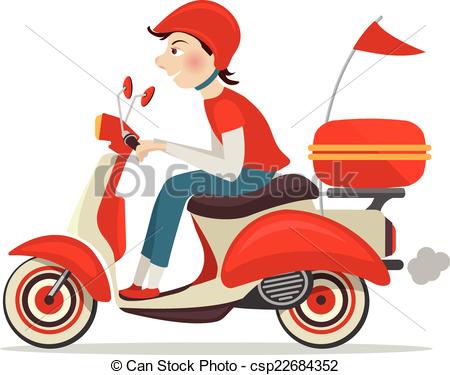450x375 Scooter Clipart Home Delivery