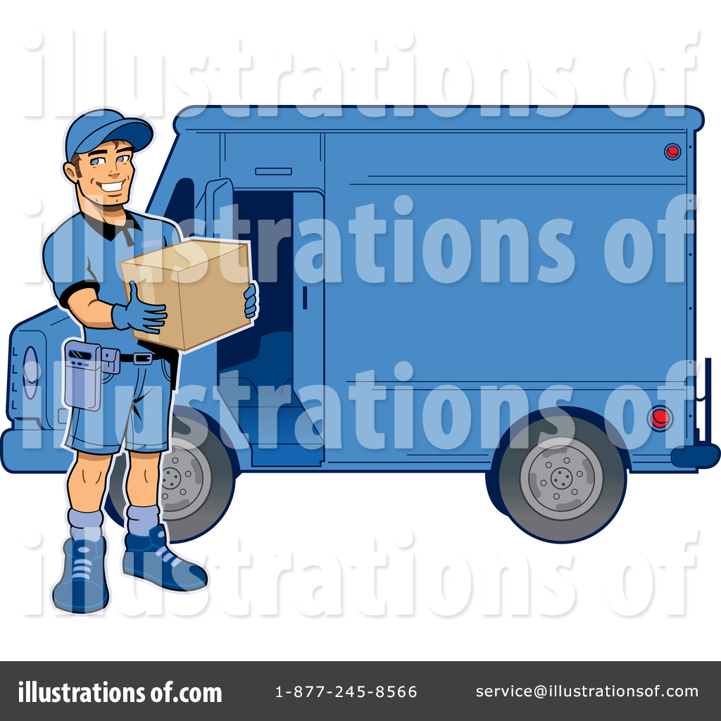 1024x1024 Delivery Man Clipart