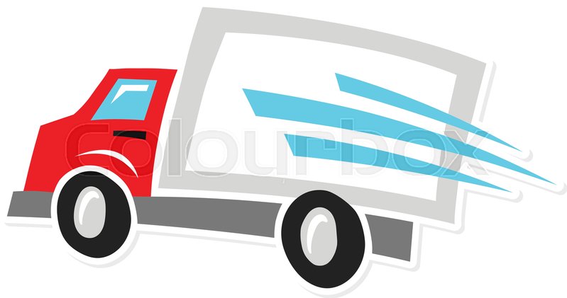 799x421 Delivery Truck Stock Vector Colourbox
