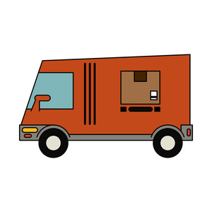 300x300 Illustration Of A Removal Man Delivery Guy With Moving Truck Van