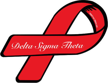 455x350 Custom Ribbon Delta Sigma Theta