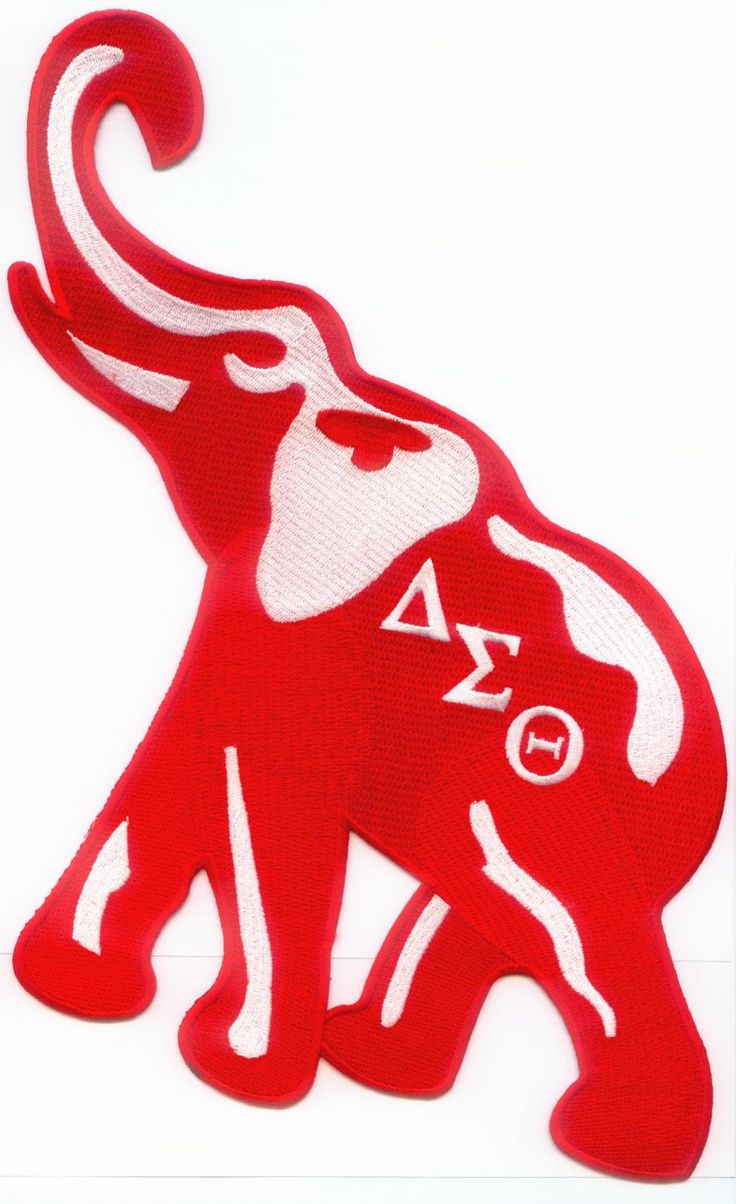 Delta Sigma Theta Elephant Free SVG